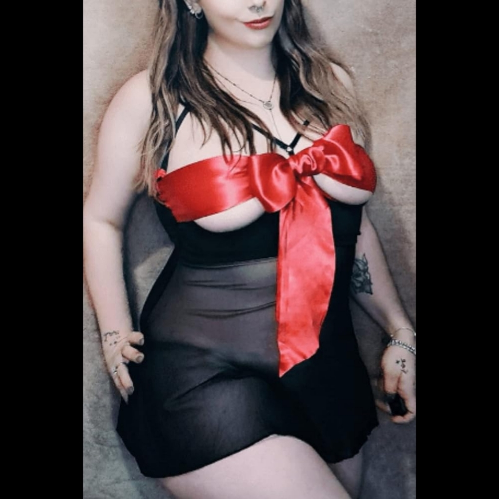 Unwrap Me Mesh Babydoll Set Plus Size